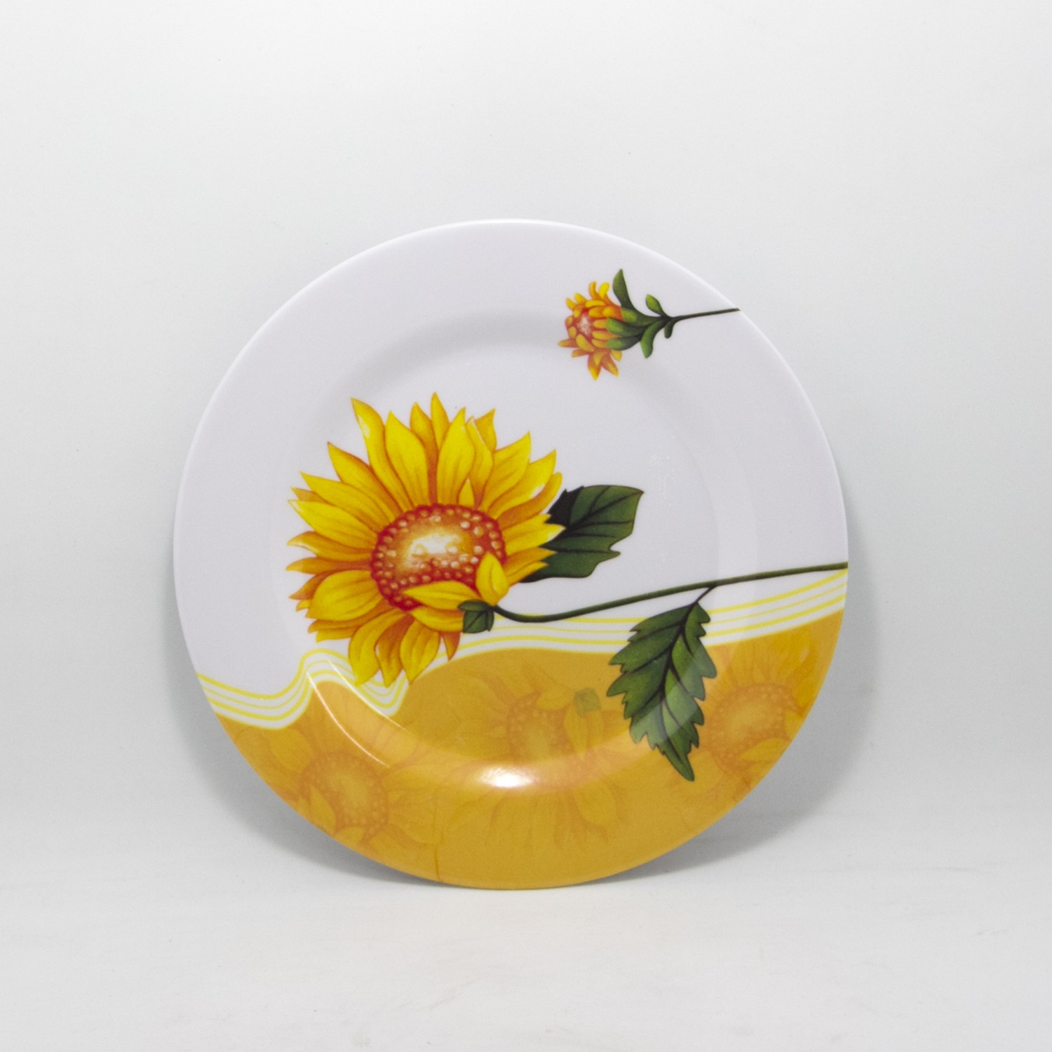 Plato playo Girasol  melamina  21cm