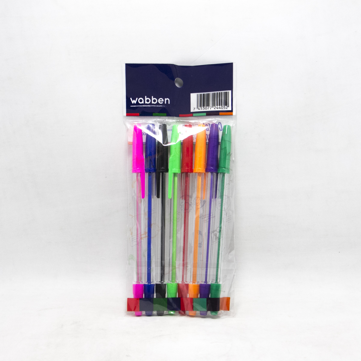 Birome-Lapicera x8 Colores E/Bolsa