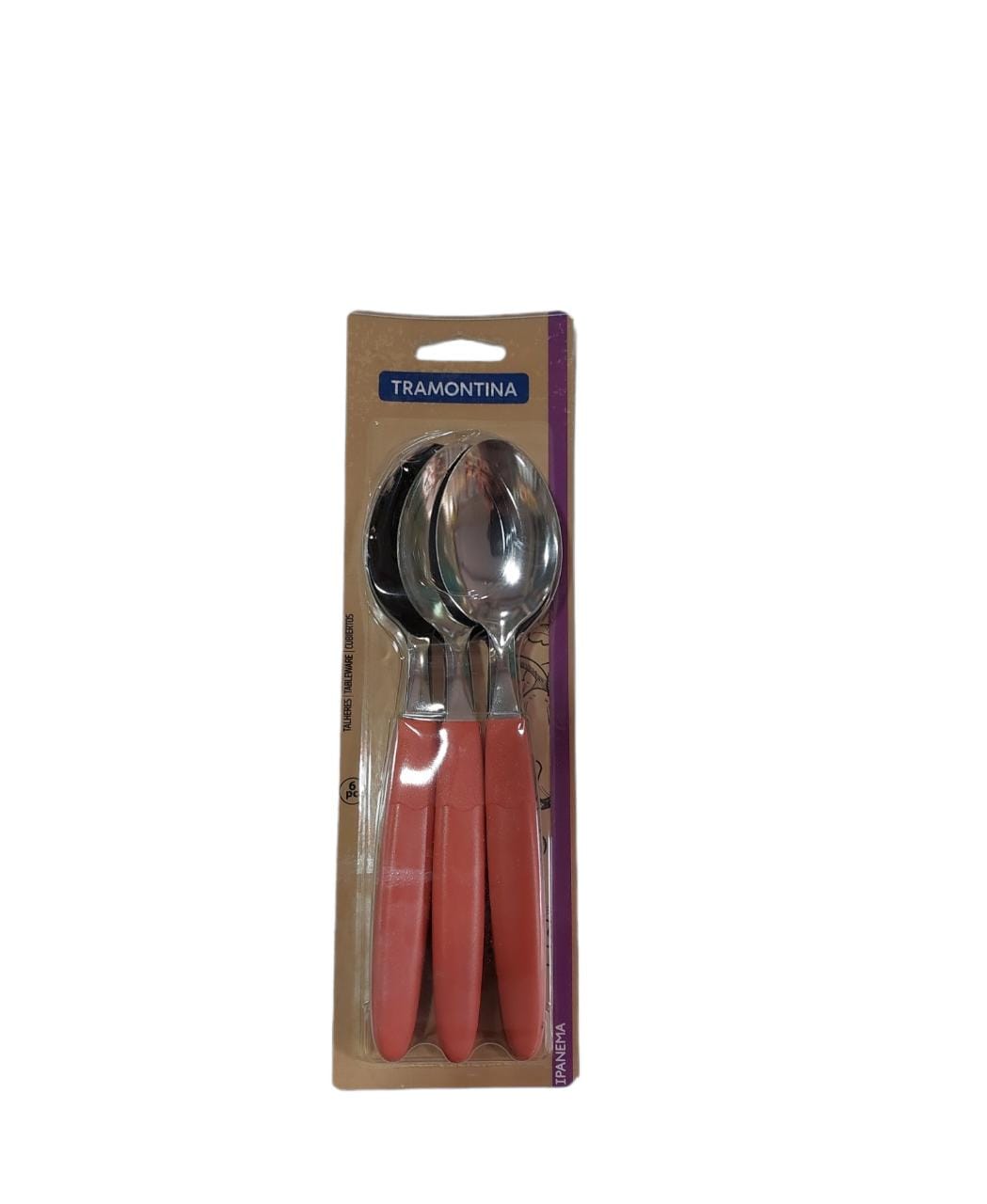 Cuchara Ipanema set x6 salmon  Tramontina