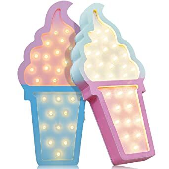 Lampara led en forma de helado