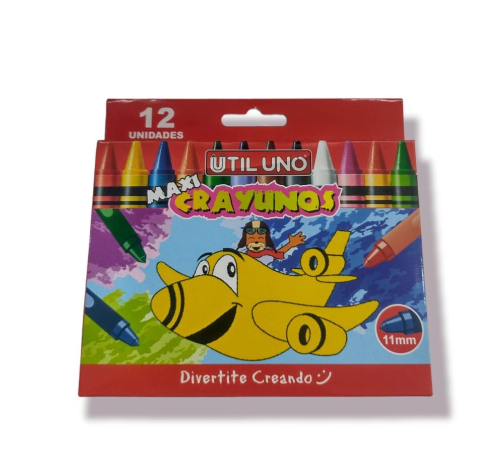 Crayones x12  Útil Uno