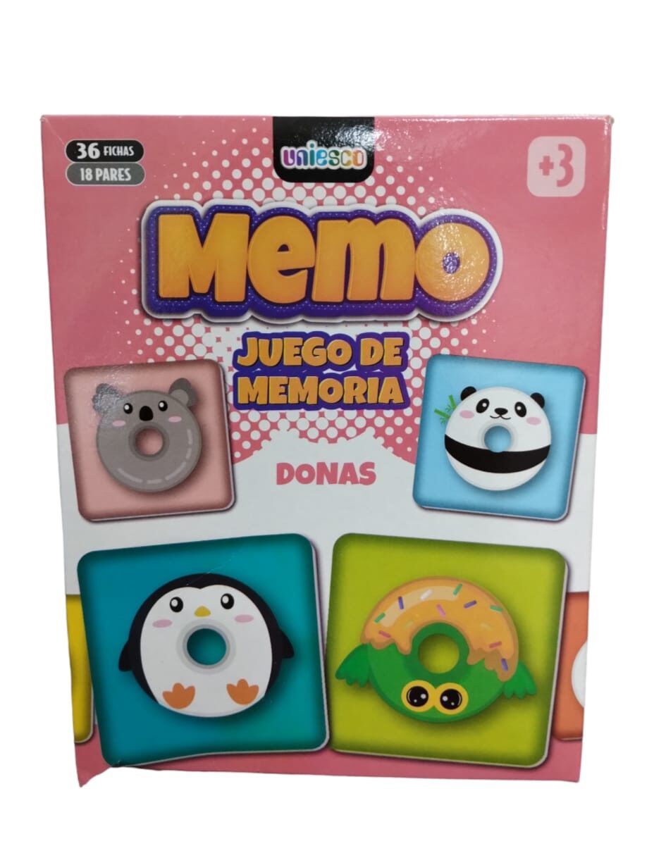 Memo Juego de memoria Donas