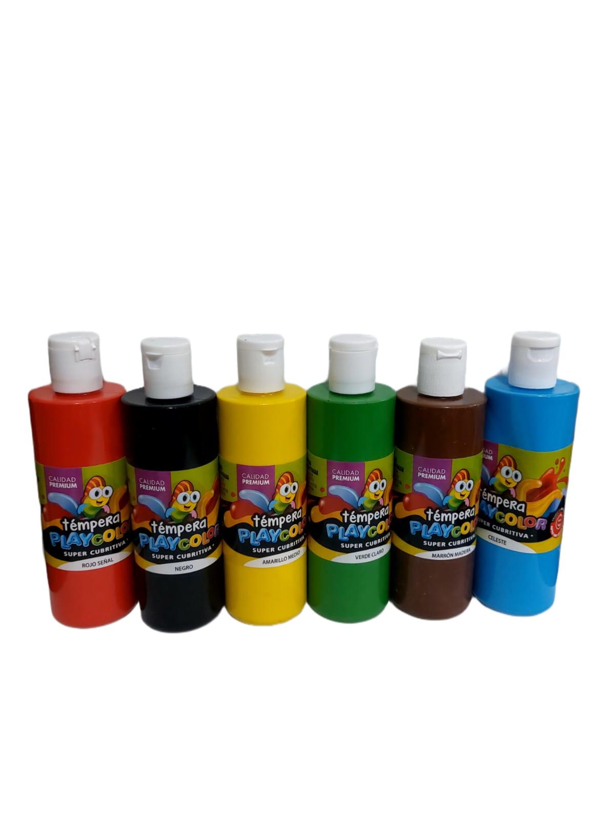 Tempera de color en pote de 250gr - Playcolor