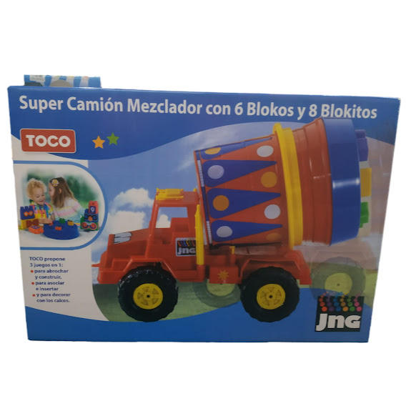 CAMION MEZCLADOR - 3 JUEGOS EN 1