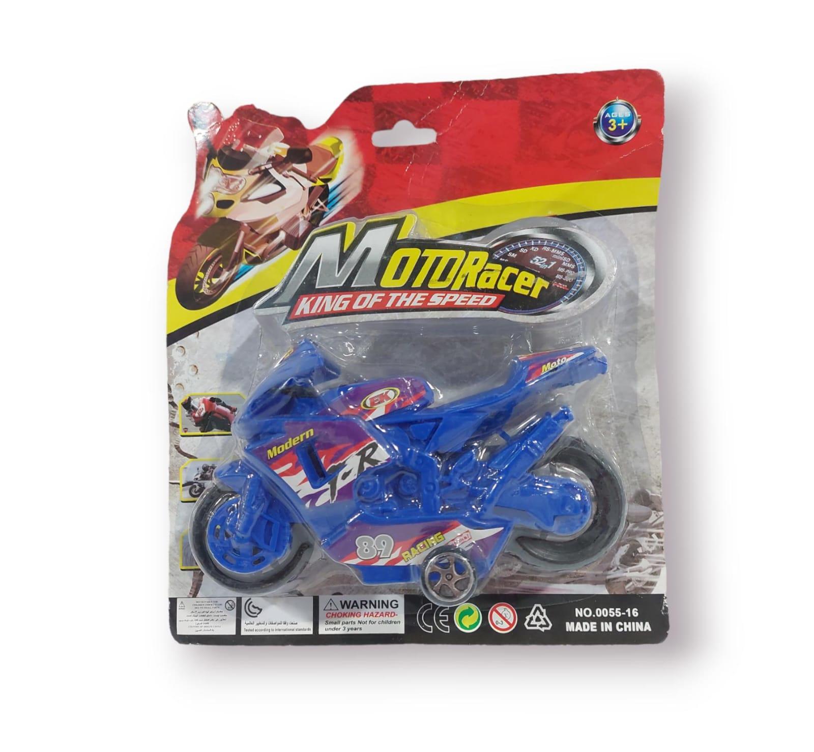 MOTO A FRICCION EN BLISTER - 15CM