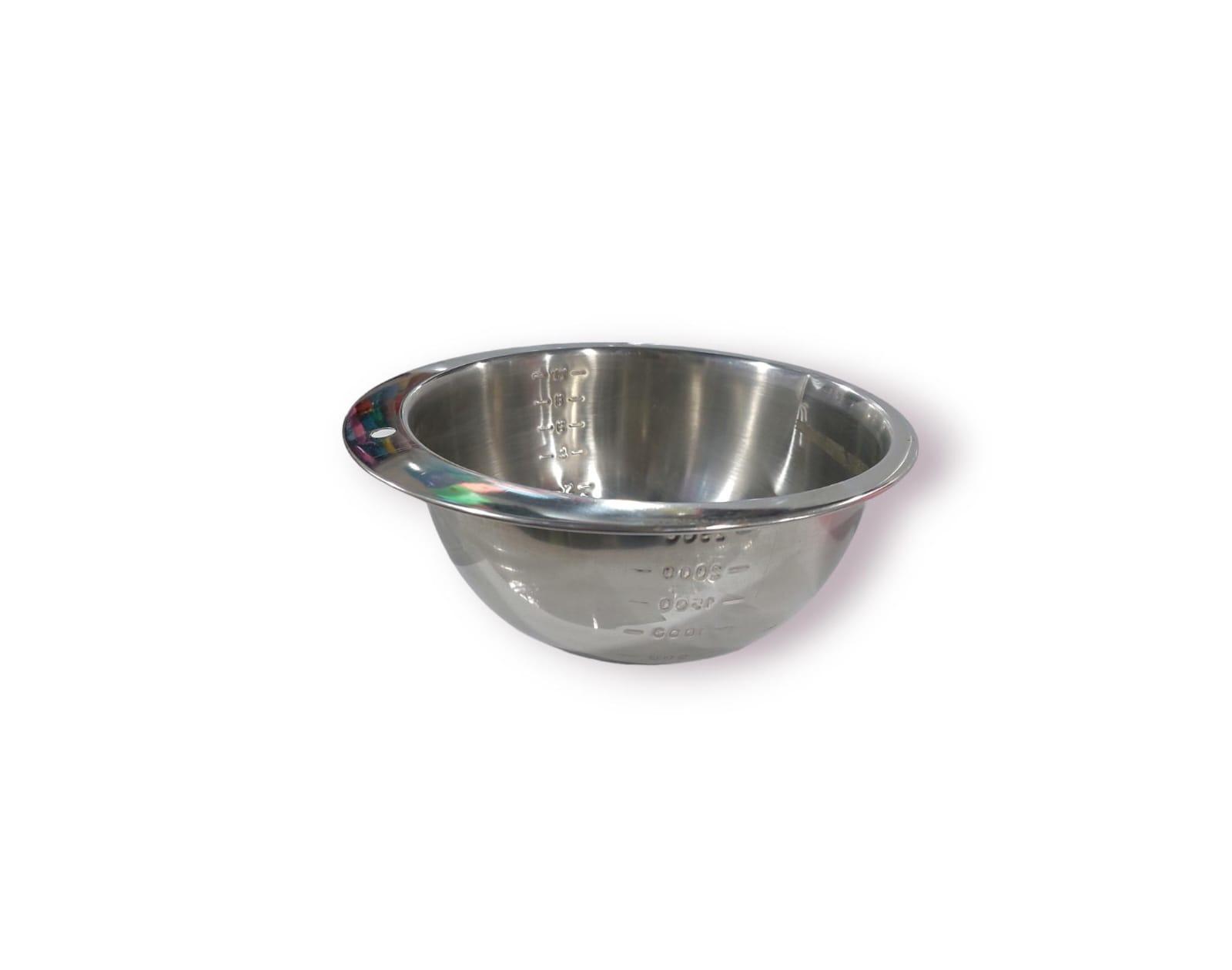 BOWL MEDIDOR DE ACERO- 800ML - 9X19CM