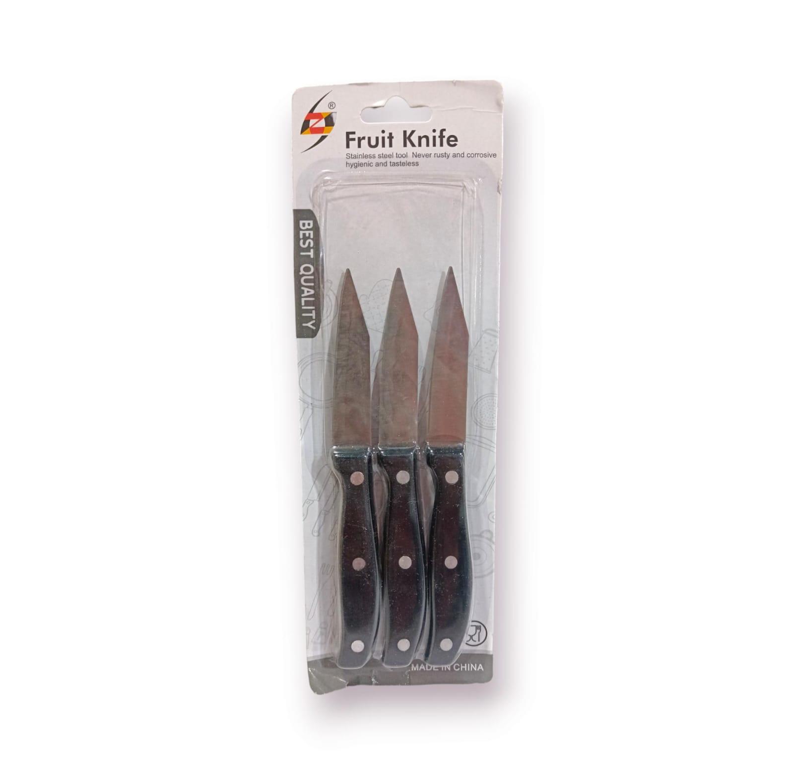 CUCHILLOS SET X3 - EN BLISTER - 18CM