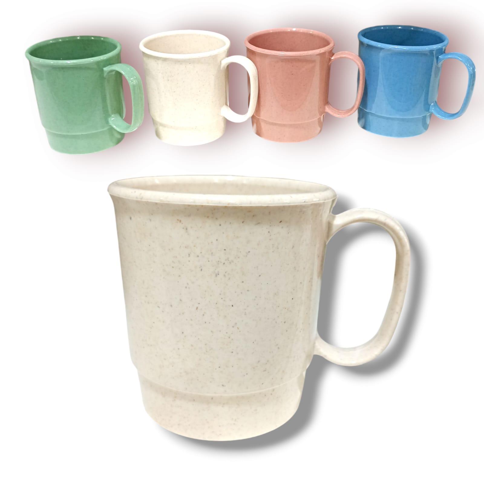 TAZA PLASTICA RECTA- VARIOS COLORES- 7X8CM