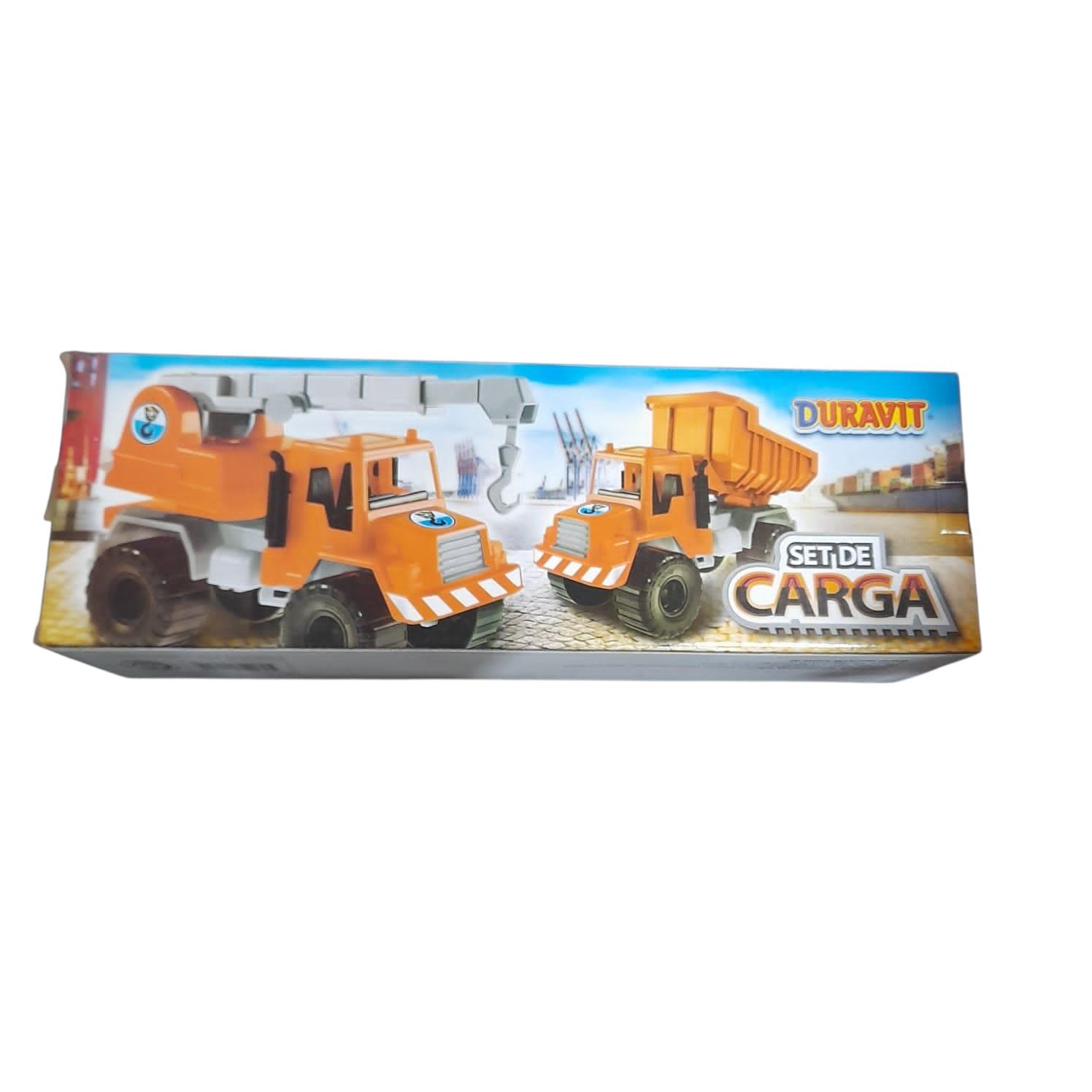 CAMION DE CONSTRUCCION X 2 UNIDADES EN CAJA DURAVIT