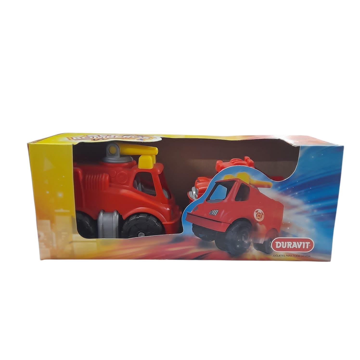 CAMION BOMBEROS X 2 UNIDADES EN CAJA DURAVIT