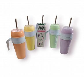 MATE AUTOCEBANTE PLASTICO 400ML - VARIOS COLORES