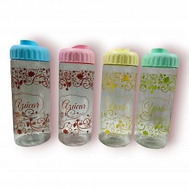 FRASCO PLASTICO ESTAMPADO YERBERO/AZUCARERA