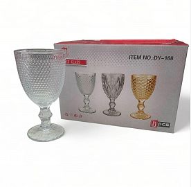 COPA DE VIDRIO LABRADA AGUA/VINO 340ML