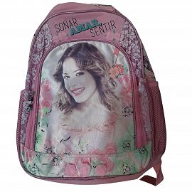 MOCHILA VIOLETTA 2 CIERRES