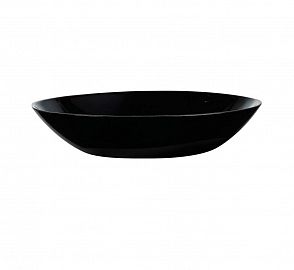 PLATO HONDO OPALINA LINEA DIWALI NOIR NEGRO
