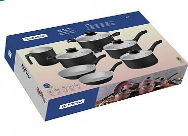 BATERIA COCINA 10 PIEZAS LINEA LINZ TRAMONTINA