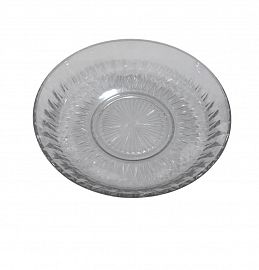 PLATO VIDRIO PARA TORTA LABRADO