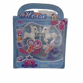PONY X 2 UNIDADES CON ACCESORIOS EN BLISTER